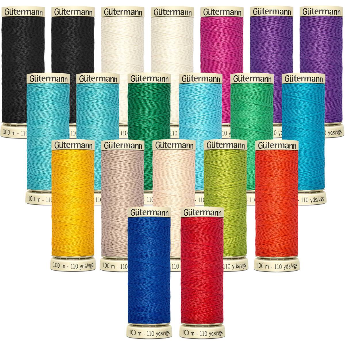 Colour 188 Gutermann Sew All Thread All Purpose Sewing Thread 100m Reels 1/3/5 
