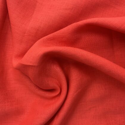 100% linen coral 147cm wide